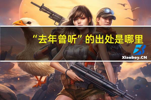 “去年曾听”的出处是哪里