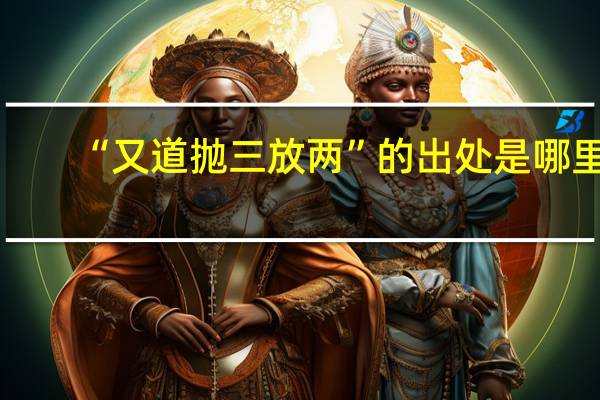 “又道抛三放两”的出处是哪里