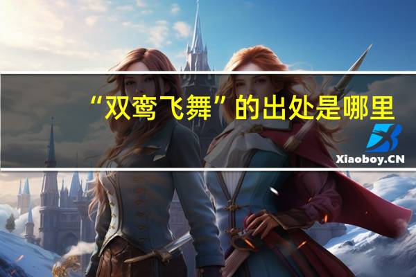 “双鸾飞舞”的出处是哪里