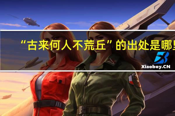 “古来何人不荒丘”的出处是哪里