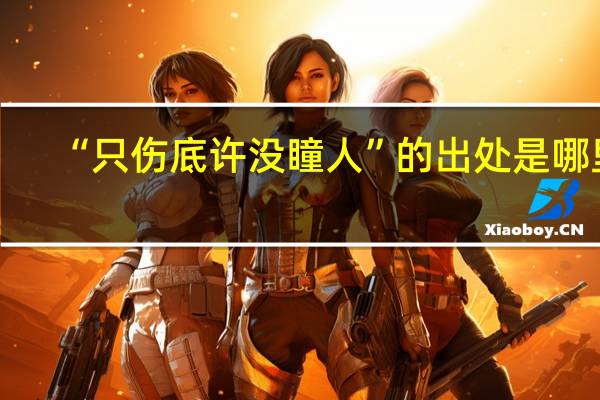“只伤底许没瞳人”的出处是哪里