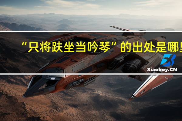 “只将趺坐当吟琴”的出处是哪里