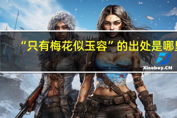“只有梅花似玉容”的出处是哪里