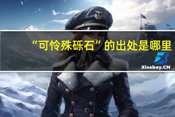 “可怜殊砾石”的出处是哪里