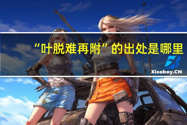 “叶脱难再附”的出处是哪里