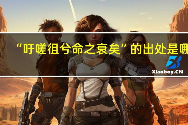 “吁嗟徂兮命之衰矣”的出处是哪里