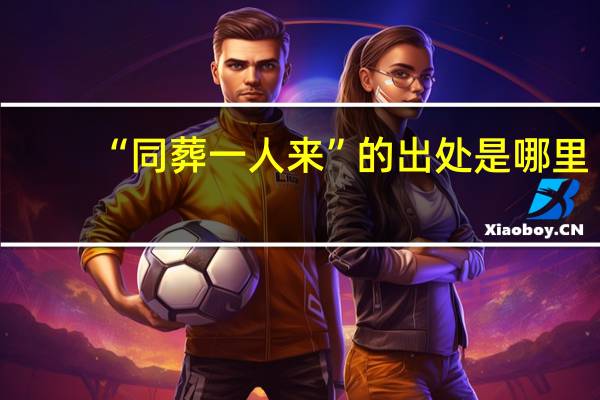 “同葬一人来”的出处是哪里