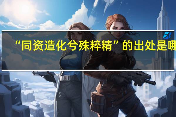 “同资造化兮殊粹精”的出处是哪里