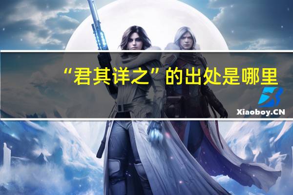 “君其详之”的出处是哪里