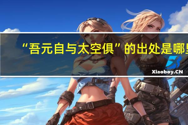 “吾元自与太空俱”的出处是哪里