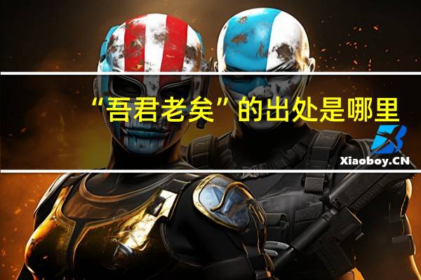 “吾君老矣”的出处是哪里