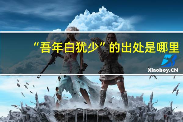 “吾年白犹少”的出处是哪里