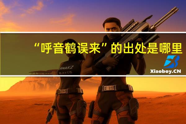 “呼音鹤误来”的出处是哪里