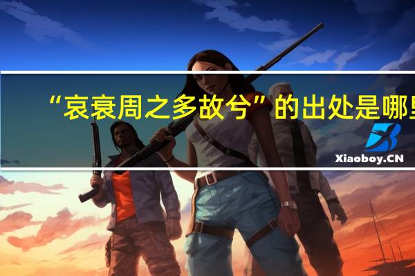 “哀衰周之多故兮”的出处是哪里