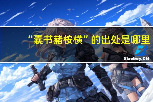 “囊书赭桉横”的出处是哪里
