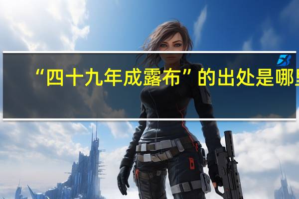 “四十九年成露布”的出处是哪里