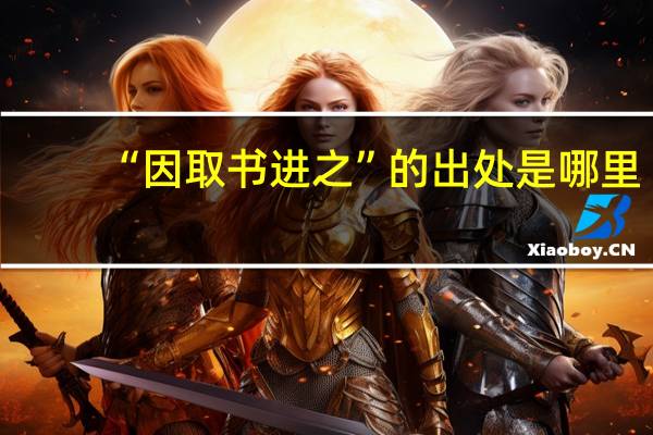 “因取书进之”的出处是哪里
