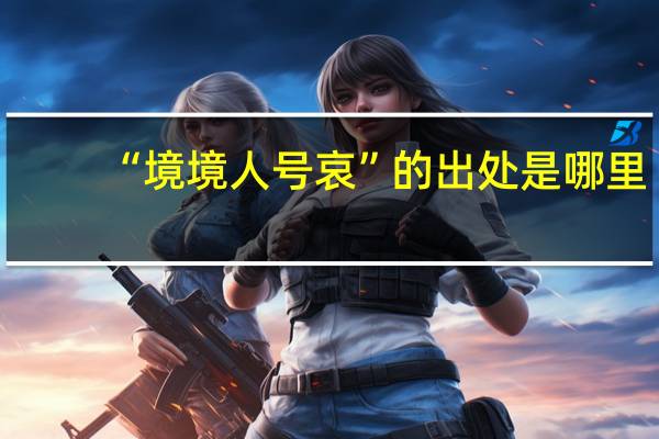 “境境人号哀”的出处是哪里