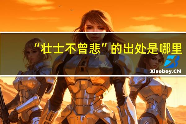 “壮士不曾悲”的出处是哪里
