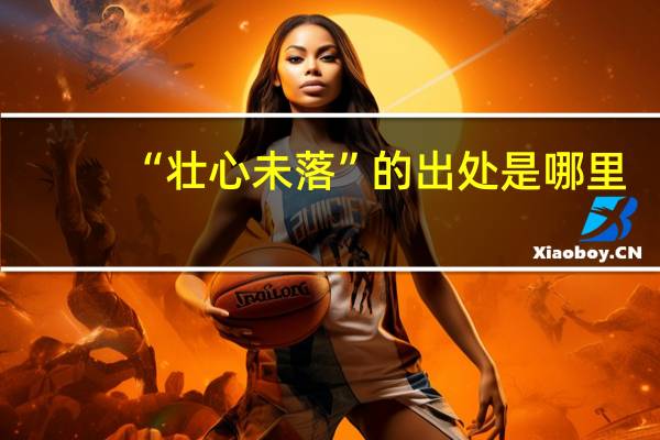 “壮心未落”的出处是哪里