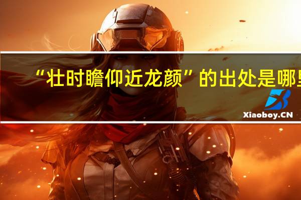 “壮时瞻仰近龙颜”的出处是哪里
