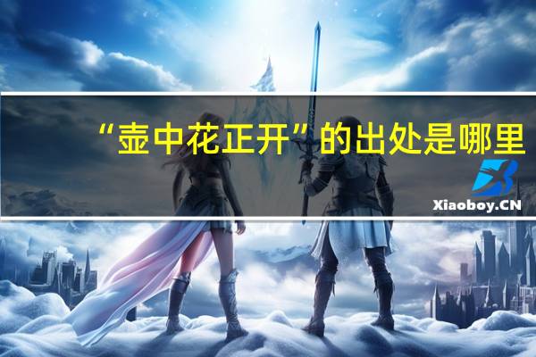“壶中花正开”的出处是哪里