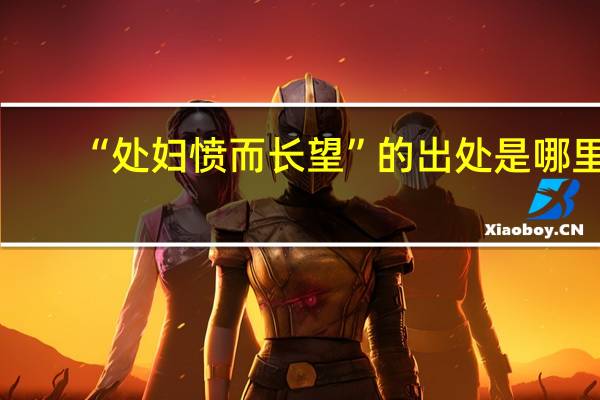 “处妇愤而长望”的出处是哪里