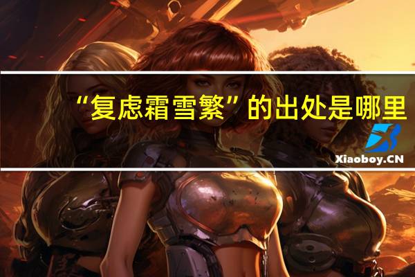 “复虑霜雪繁”的出处是哪里