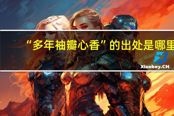 “多年袖瓣心香”的出处是哪里