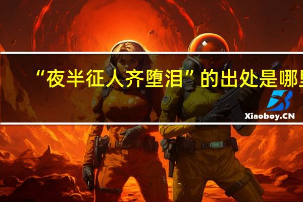 “夜半征人齐堕泪”的出处是哪里