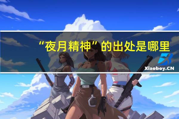 “夜月精神”的出处是哪里