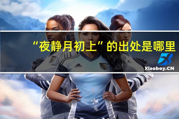“夜静月初上”的出处是哪里
