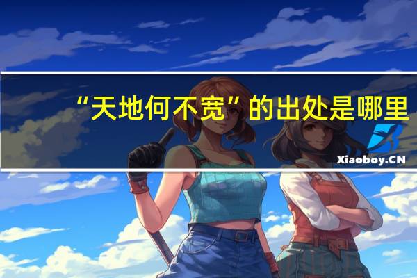 “天地何不宽”的出处是哪里
