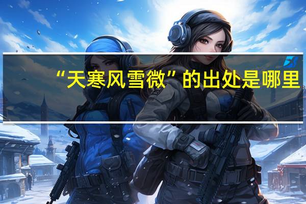 “天寒风雪微”的出处是哪里