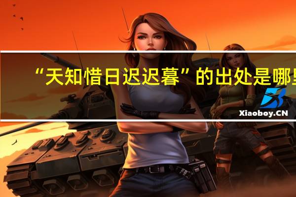 “天知惜日迟迟暮”的出处是哪里