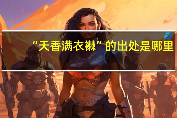 “天香满衣襋”的出处是哪里