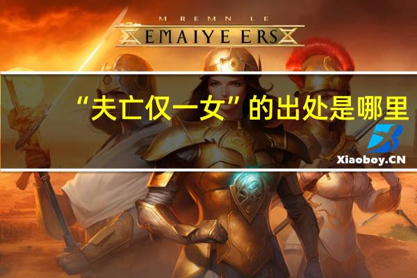 “夫亡仅一女”的出处是哪里