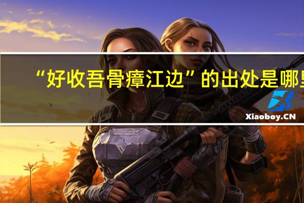 “好收吾骨瘴江边”的出处是哪里