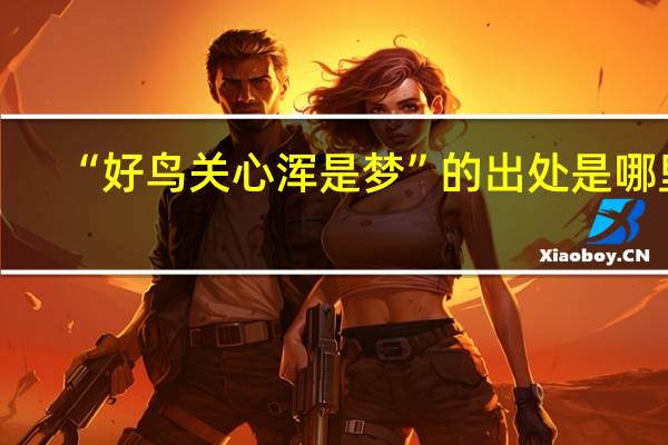 “好鸟关心浑是梦”的出处是哪里