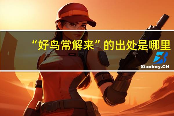 “好鸟常解来”的出处是哪里