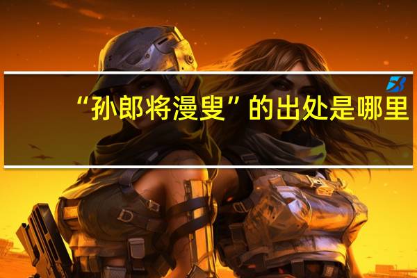 “孙郎将漫叟”的出处是哪里