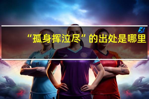 “孤身挥泣尽”的出处是哪里