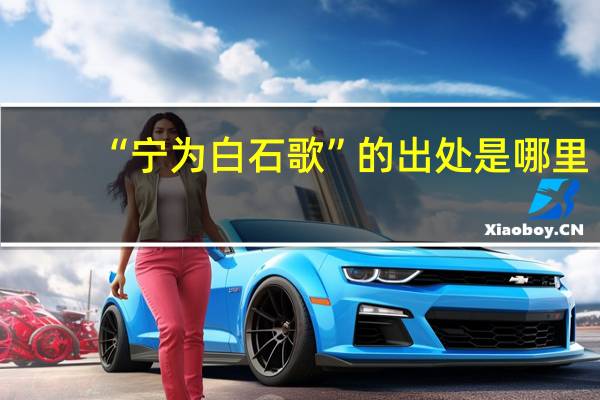 “宁为白石歌”的出处是哪里