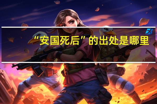 “安国死后”的出处是哪里