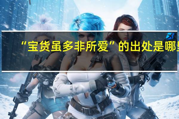 “宝货虽多非所爱”的出处是哪里