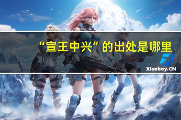 “宣王中兴”的出处是哪里