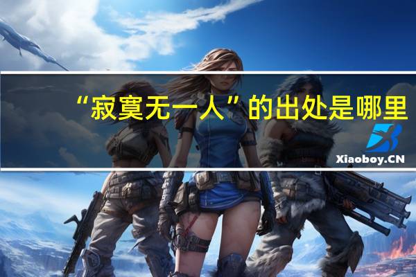 “寂寞无一人”的出处是哪里