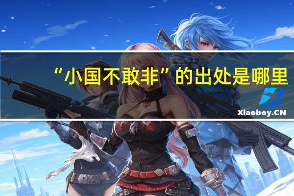 “小国不敢非”的出处是哪里