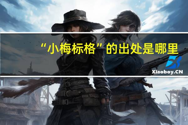 “小梅标格”的出处是哪里