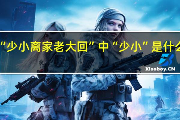 “少小离家老大回”中“少小”是什么意思